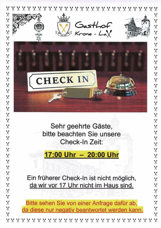 Hotel-Gasthof Krone-Lax Scheinfeld المظهر الخارجي الصورة