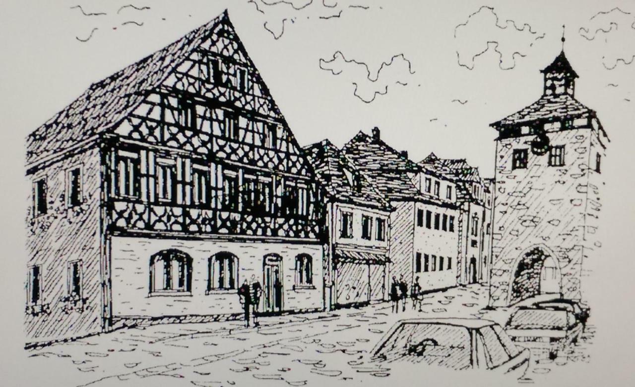 Hotel-Gasthof Krone-Lax Scheinfeld المظهر الخارجي الصورة